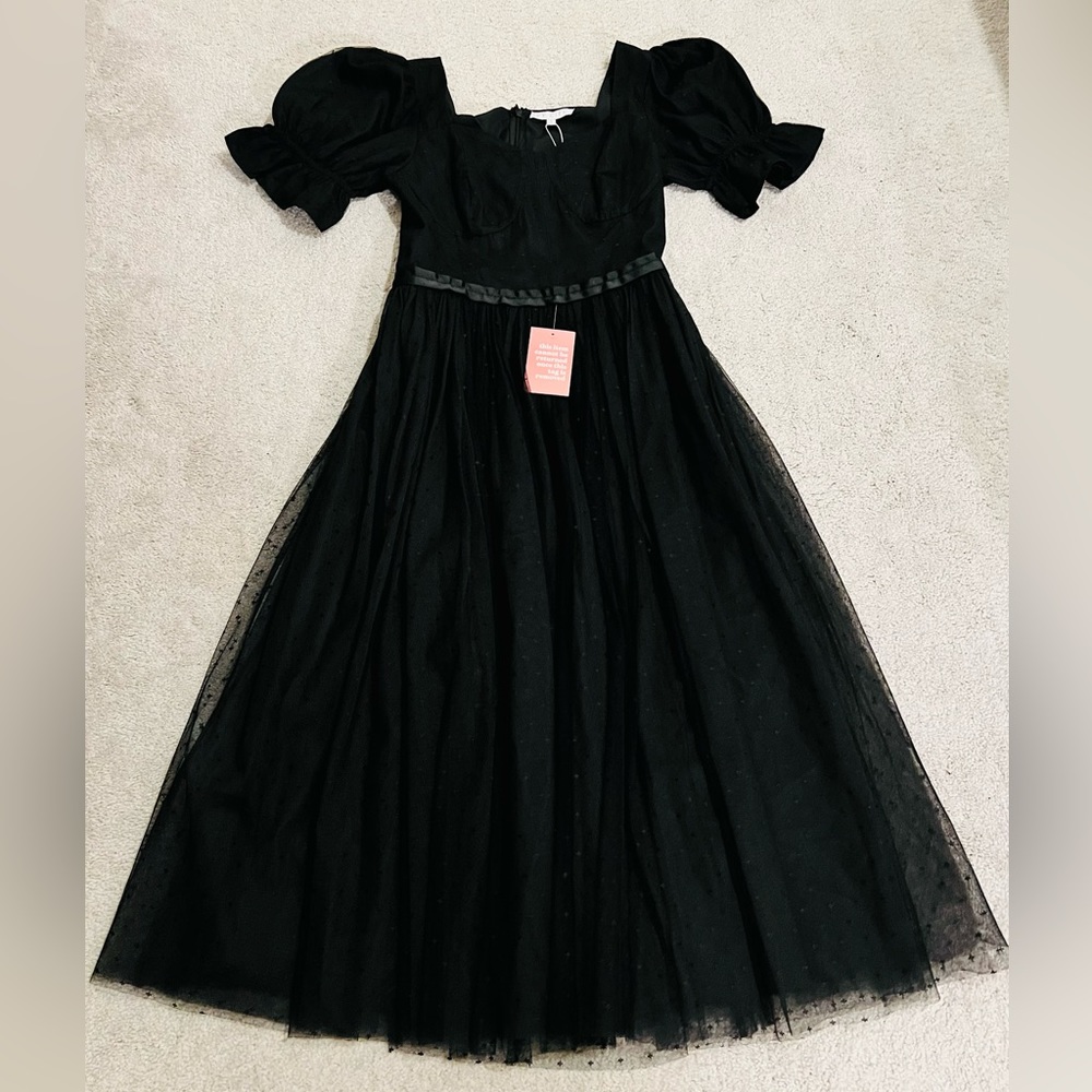 Ivy ‘Ballerina’ Dress in a Black - Size Small
